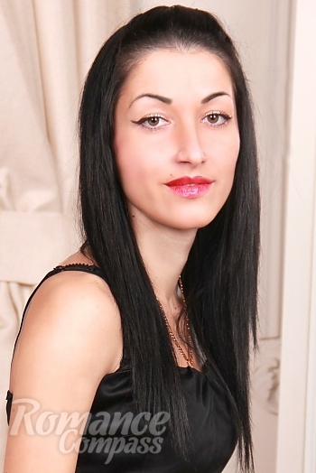 Ukrainian mail order bride Aynura from Dnipro with black hair and brown eye color - image 1