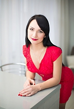 Ukrainian mail order bride Tatiana from Luhansk with black hair and green eye color - image 6