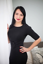 Ukrainian mail order bride Tatiana from Luhansk with black hair and green eye color - image 8