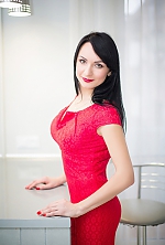 Ukrainian mail order bride Tatiana from Luhansk with black hair and green eye color - image 9