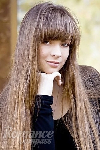 Ukrainian mail order bride Milana from Zaporozhye with light brown hair and grey eye color - image 1