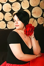 Ukrainian mail order bride Olesya from Kiev with black hair and green eye color - image 5