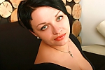 Ukrainian mail order bride Olesya from Kiev with black hair and green eye color - image 4