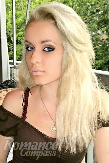 Ukrainian mail order bride Victoria from Odessa with blonde hair and blue eye color - image 1