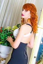 Ukrainian mail order bride Lubov from Odessa with red hair and green eye color - image 3
