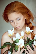 Ukrainian mail order bride Alexandra from Lugansk with red hair and blue eye color - image 2