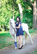 Ukrainian mail order bride Irina from Kropyvnytskyi with black hair and blue eye color - image 2