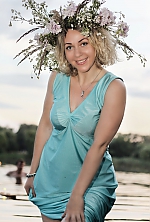 Ukrainian mail order bride Karina from Kharkov with blonde hair and blue eye color - image 4