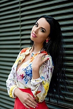 Ukrainian mail order bride Katerina from Harkov with black hair and green eye color - image 13