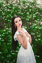 Ukrainian mail order bride Katerina from Harkov with black hair and green eye color - image 4