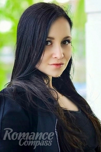 Ukrainian mail order bride Karina from Cherkassy with black hair and brown eye color - image 1