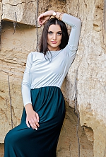 Ukrainian mail order bride Tatyana from Lviv with brunette hair and green eye color - image 3