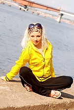 Ukrainian mail order bride Kristina from Nikolaev with blonde hair and hazel eye color - image 2