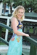 Ukrainian mail order bride Olya from Kharkov with blonde hair and blue eye color - image 3