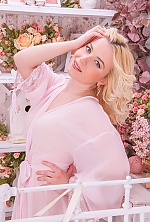 Ukrainian mail order bride Anna from Kremenchug with blonde hair and blue eye color - image 4