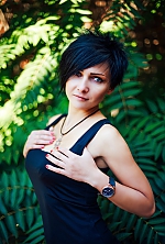 Ukrainian mail order bride Marina from Dnipro with black hair and blue eye color - image 3