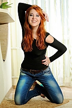 Ukrainian mail order bride Maria from Cherkassy with red hair and green eye color - image 3