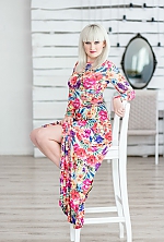 Ukrainian mail order bride Julia from Nikolaev with blonde hair and blue eye color - image 5