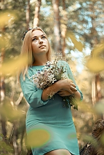 Ukrainian mail order bride Alina from Kropyvnytskyi with blonde hair and blue eye color - image 3