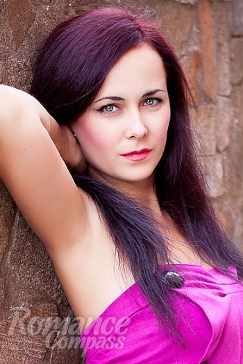 Ukrainian mail order bride Anastasiya from Nikolaev with red hair and green eye color - image 1