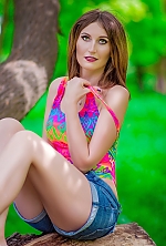 Ukrainian mail order bride Olga from Nikopol with brunette hair and green eye color - image 7