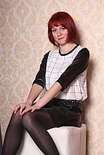 Ukrainian mail order bride Margarita from Kiev with red hair and green eye color - image 19