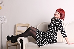 Ukrainian mail order bride Margarita from Kiev with red hair and green eye color - image 4