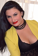 Ukrainian mail order bride Veronika from Ilyichevsk with black hair and green eye color - image 3