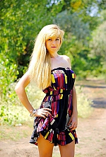 Ukrainian mail order bride Lidiya from Dnipro with blonde hair and green eye color - image 3