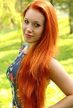 Ukrainian mail order bride Alexandra from Kiev with red hair and grey eye color - image 4