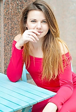 Ukrainian mail order bride Valentina from Kiev with light brown hair and green eye color - image 2