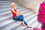 Ukrainian mail order bride Kseniya from Dnipro with blonde hair and green eye color - image 8