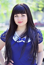 Ukrainian mail order bride Yana from Lugansk with black hair and green eye color - image 6