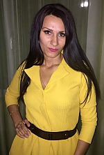 Ukrainian mail order bride Ludmila from Mariupol with black hair and green eye color - image 2