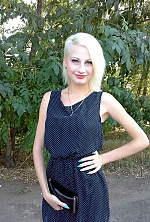 Ukrainian mail order bride Anastasiya from Nikolaev with blonde hair and green eye color - image 3