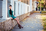 Ukrainian mail order bride Anna from Poltava with black hair and green eye color - image 6