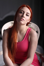 Ukrainian mail order bride Lubov from Kiev with red hair and grey eye color - image 3