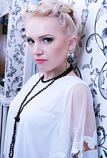 Ukrainian mail order bride Olena from Kiev with blonde hair and grey eye color - image 5
