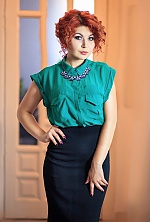 Ukrainian mail order bride Alyona from Sambor with red hair and brown eye color - image 4