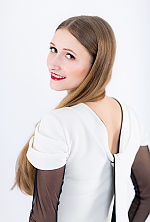 Ukrainian mail order bride Alesya from Dnipro with light brown hair and green eye color - image 2