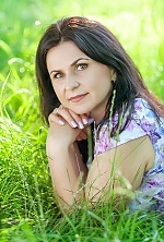 Ukrainian mail order bride Svetlana from Dnipro with brunette hair and green eye color - image 2