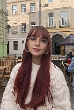 Ukrainian mail order bride Anastasiia from Ivano-Frankivsk with red hair and brown eye color - image 8