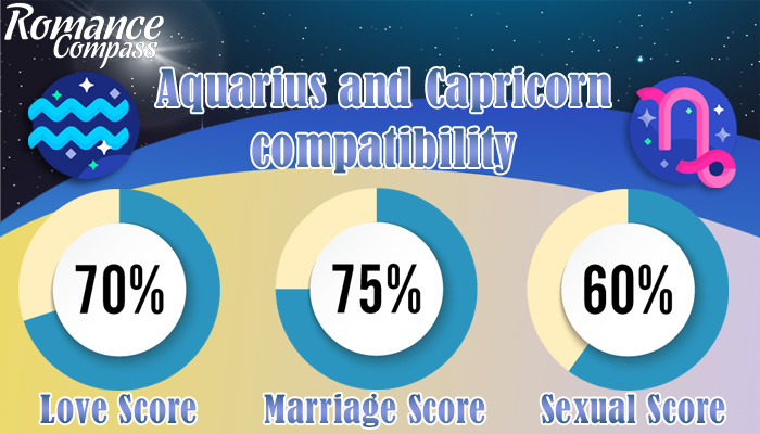 Aquarius and Capricorn compatibility percentage