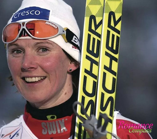 women skier