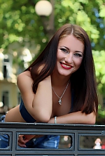 Ukrainian mail order bride Julia from Mykolaiv with black hair and blue eye color - image 5
