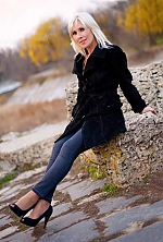Ukrainian mail order bride Ludmila from Kherson with blonde hair and green eye color - image 4