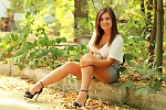 Ukrainian mail order bride Aliona from Mykolaiv with brunette hair and brown eye color - image 2