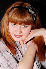 Ukrainian mail order bride Elena from Lugansk with red hair and green eye color - image 4