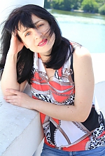 Ukrainian mail order bride Irina from Vinnitsa with black hair and green eye color - image 3