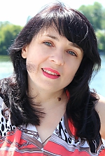 Ukrainian mail order bride Irina from Vinnitsa with black hair and green eye color - image 2